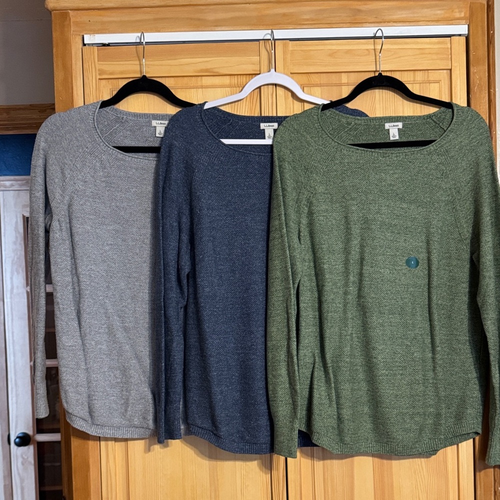 LLBean sweater bundle